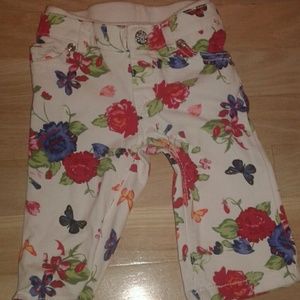 6 months koala flower printed soft jeans